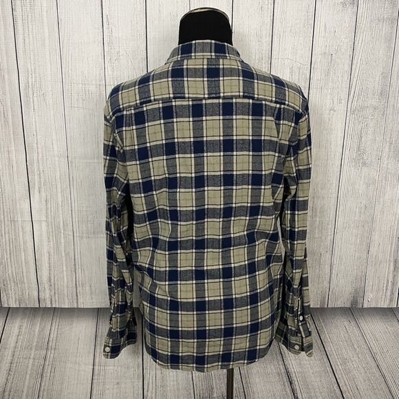 Lucky Brand Men's XL Multicolor Check Long Sleeve Button-Front Flannel Shirt - Picture 5 of 7